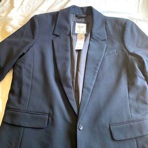 Abercrombie & Fitch Size L Black Blazer New